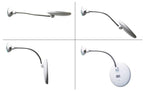 Makeup Mirror 10x Magnification Flexible Gooseneck & Suction Mount