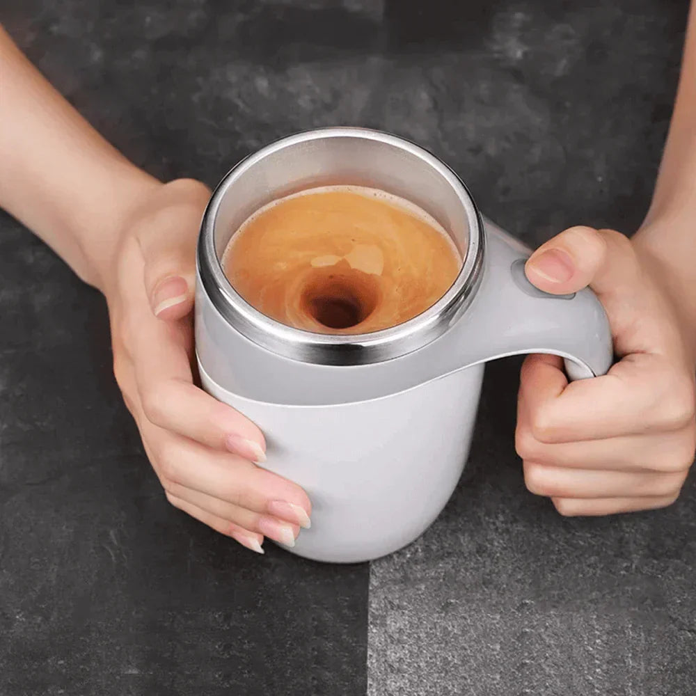Stirring Mug One-Button 400ml BPA-Free Portable