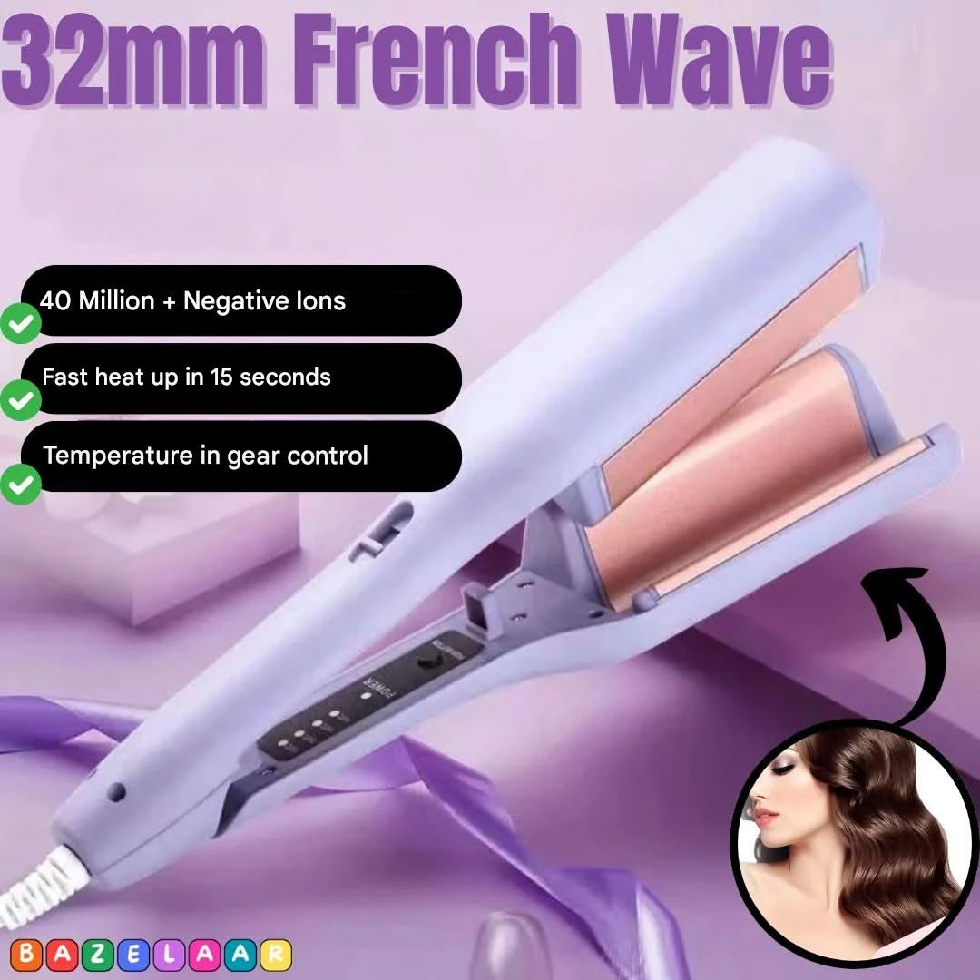 Curling Iron Ceramic & Ionic Adjustable Temp