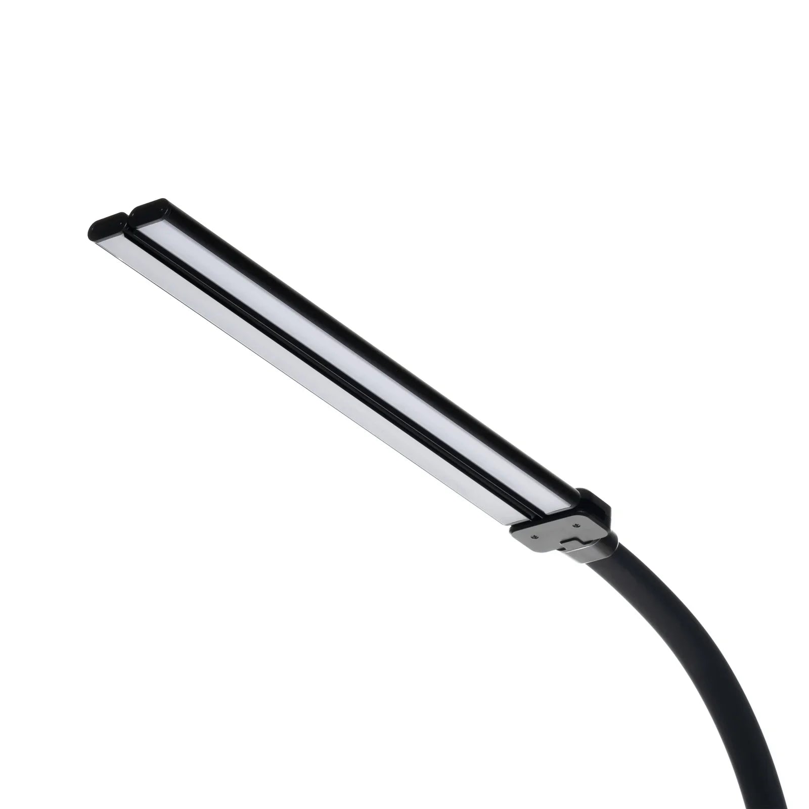 Black Slim LED Light Bar Desk Lamp with Adjustable Height