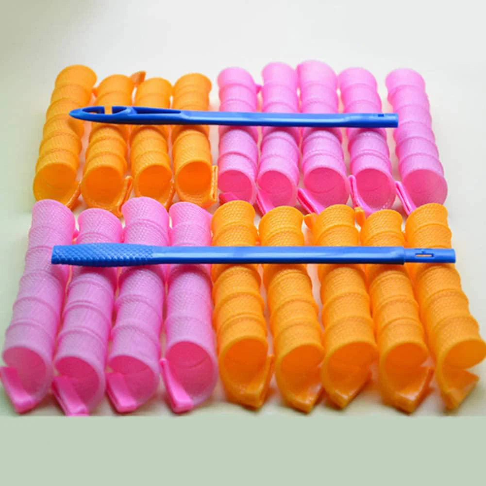 Curling Set Heatless Overnight 20 Rollers & 2 Hooks