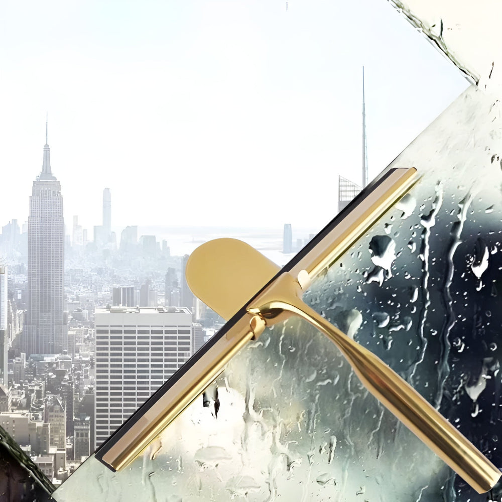 Multi-Purpose Squeegee in Gold Stainless Steel