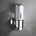 Marble-Effect Wall Soap Dispenser for Easy Mounting