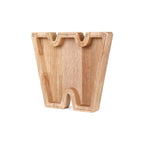 Piggy Bank Personalized Letter Sustainable Wood & Acrylic