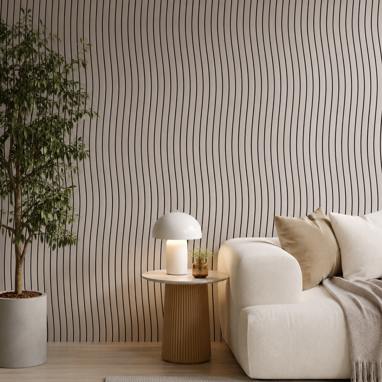Embossed 3D Wood-Look Self-Adhesive Wall Sticker