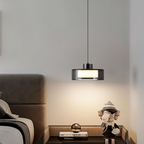 Contemporary Pendant Light with Smoked Glass in Italian Style