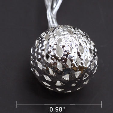 String Lights for Garden with Decorative Ball Lanterns Powered by Solar