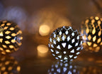 String Lights for Garden with Decorative Ball Lanterns Powered by Solar