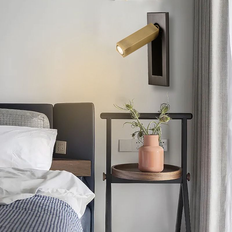 Contemporary Wall Lamp for Bedside with Adjustable Features