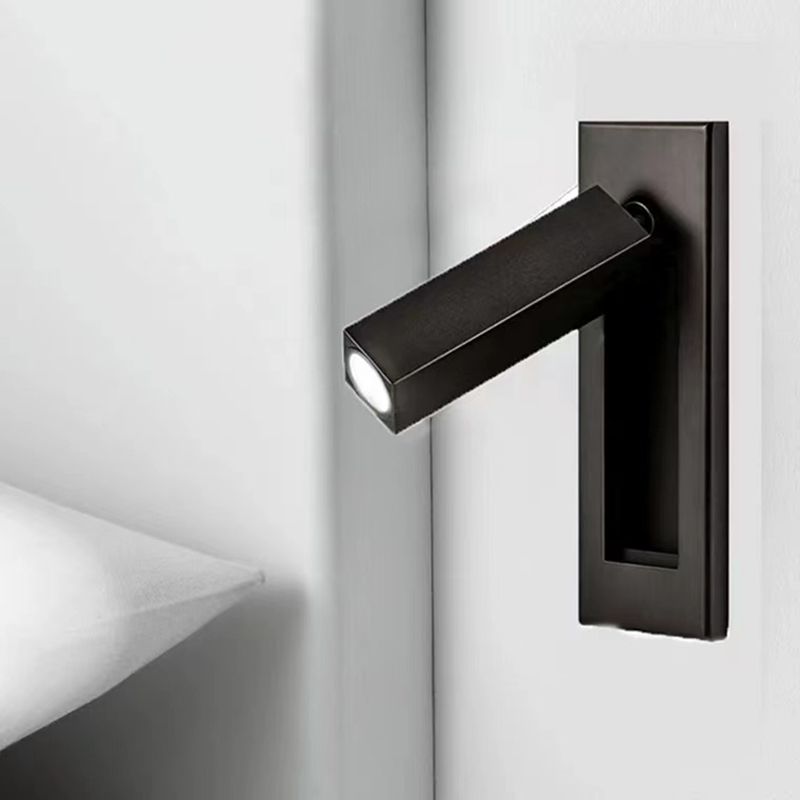 Contemporary Wall Lamp for Bedside with Adjustable Features