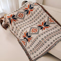 Moroccan Pattern Picnic Blanket - Boho Style Mat for Outdoor Use