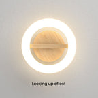 Modern Round Ceiling Light with LED - Acrylic Fixture for Hallways