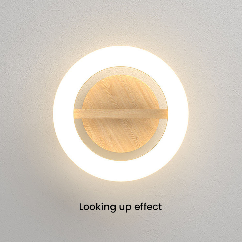 Modern Round Ceiling Light with LED - Acrylic Fixture for Hallways
