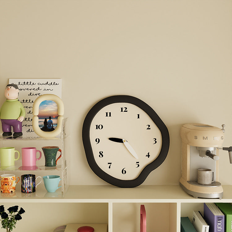 Timeless Elegance: Abstract Melting Wall Clock