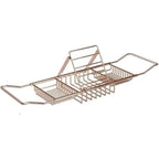 Stainless Steel Bathtub Caddy with Adjustable Features