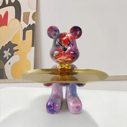 Bear Organizer with Drawer – Decorative Storage Solution