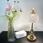 Rechargeable LED Bedside Lamp with Crystal Touch Control