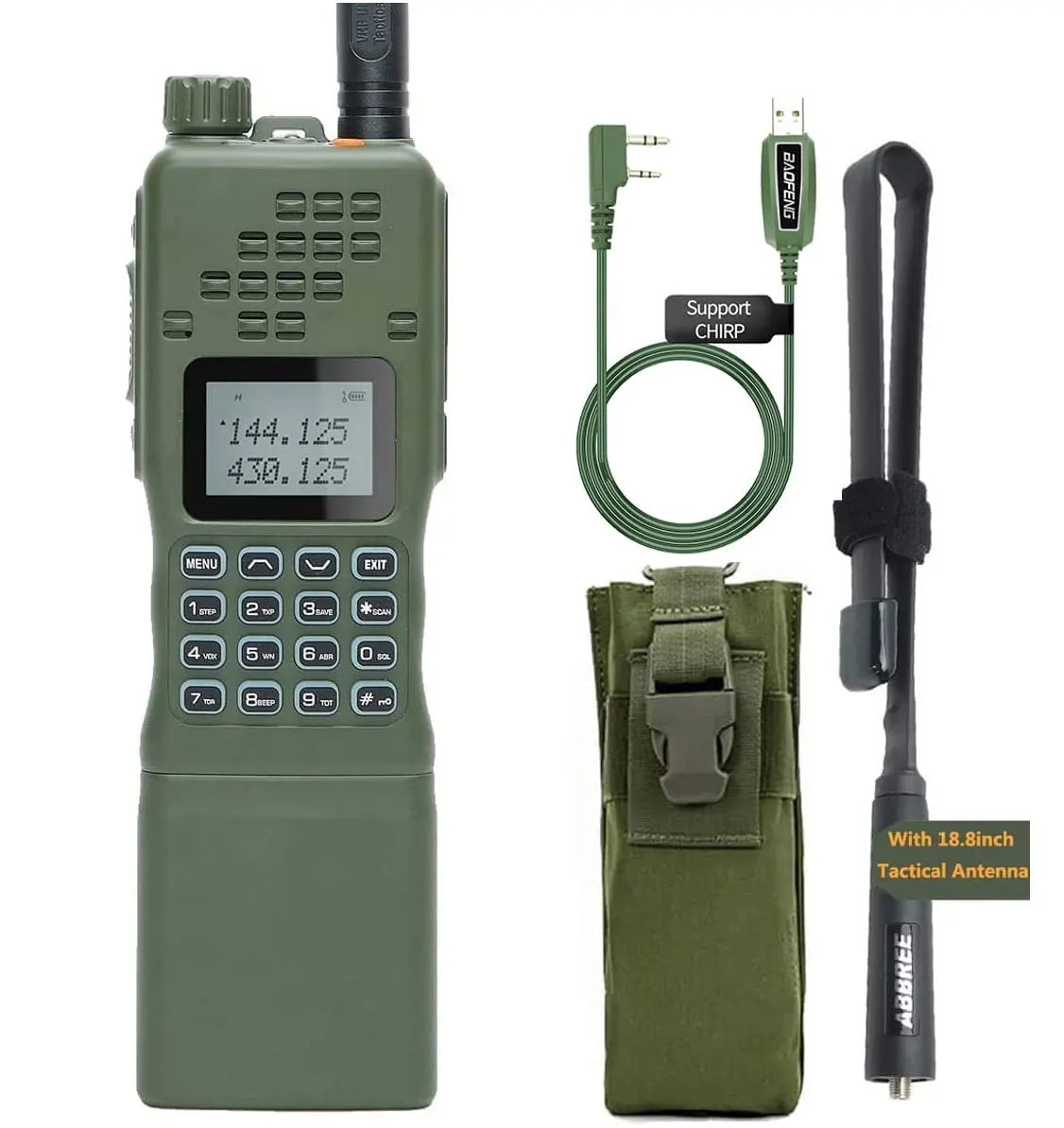 Walkie Talkie Dual-Band 15W 12,000mAh