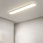 Ceiling Light Fixture with LED – Oval Flush Mount Design