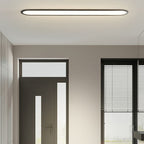 Ceiling Light Fixture with LED – Oval Flush Mount Design