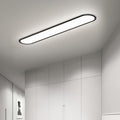 Ceiling Light Fixture with LED – Oval Flush Mount Design