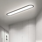 Ceiling Light Fixture with LED – Oval Flush Mount Design