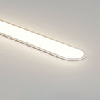 Ceiling Light Fixture with LED – Oval Flush Mount Design