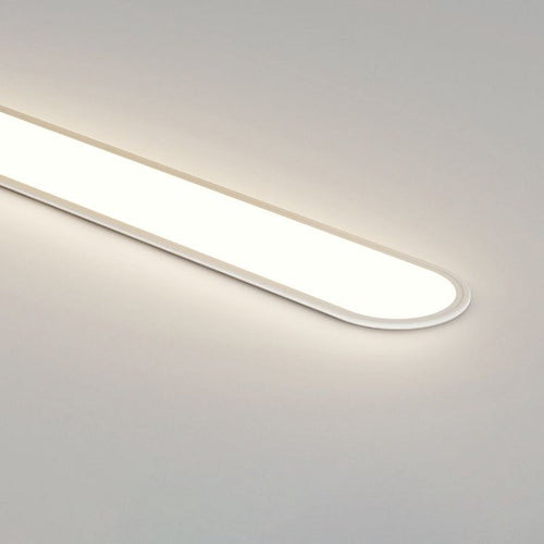 Ceiling Light Fixture with LED – Oval Flush Mount Design