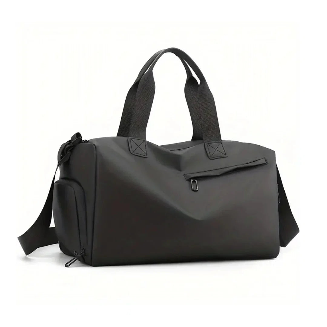 Gym Bag Waterproof Oxford Shoe Compartment & Bottom Pocket