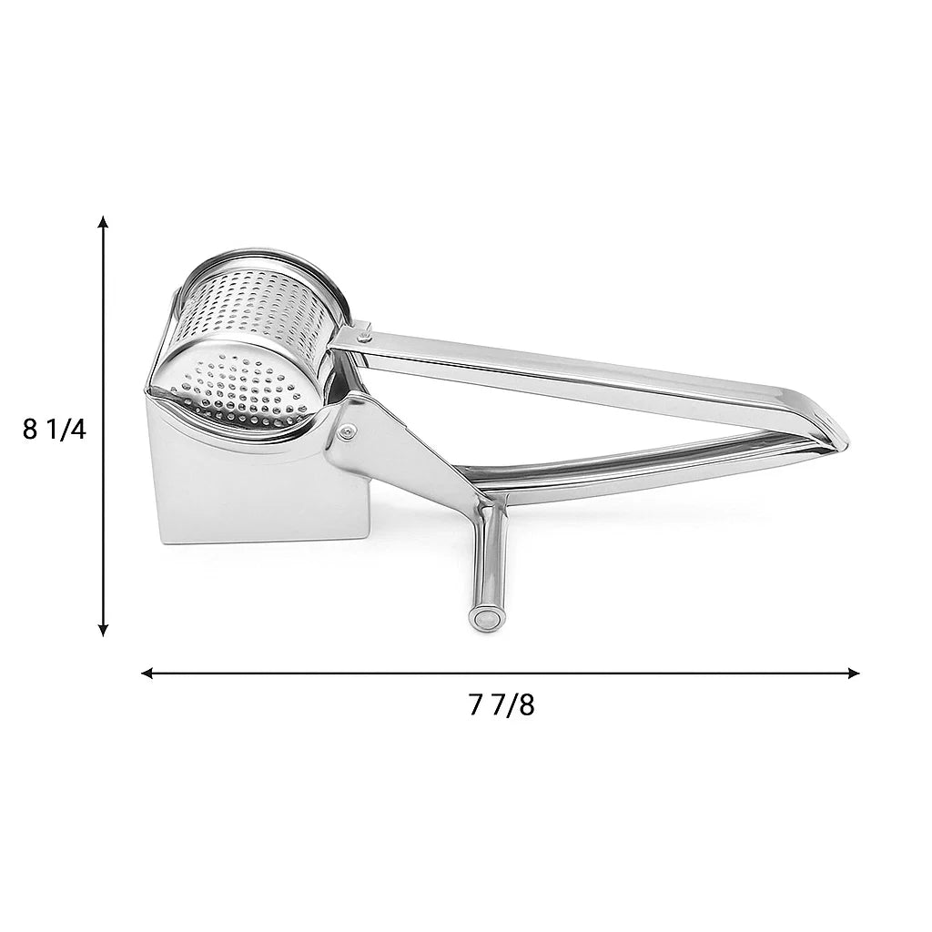 Rotary Cheese Grater Stainless Steel Interchangeable Drums