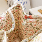 Retro Floral Pattern Storage Basket for Organizing