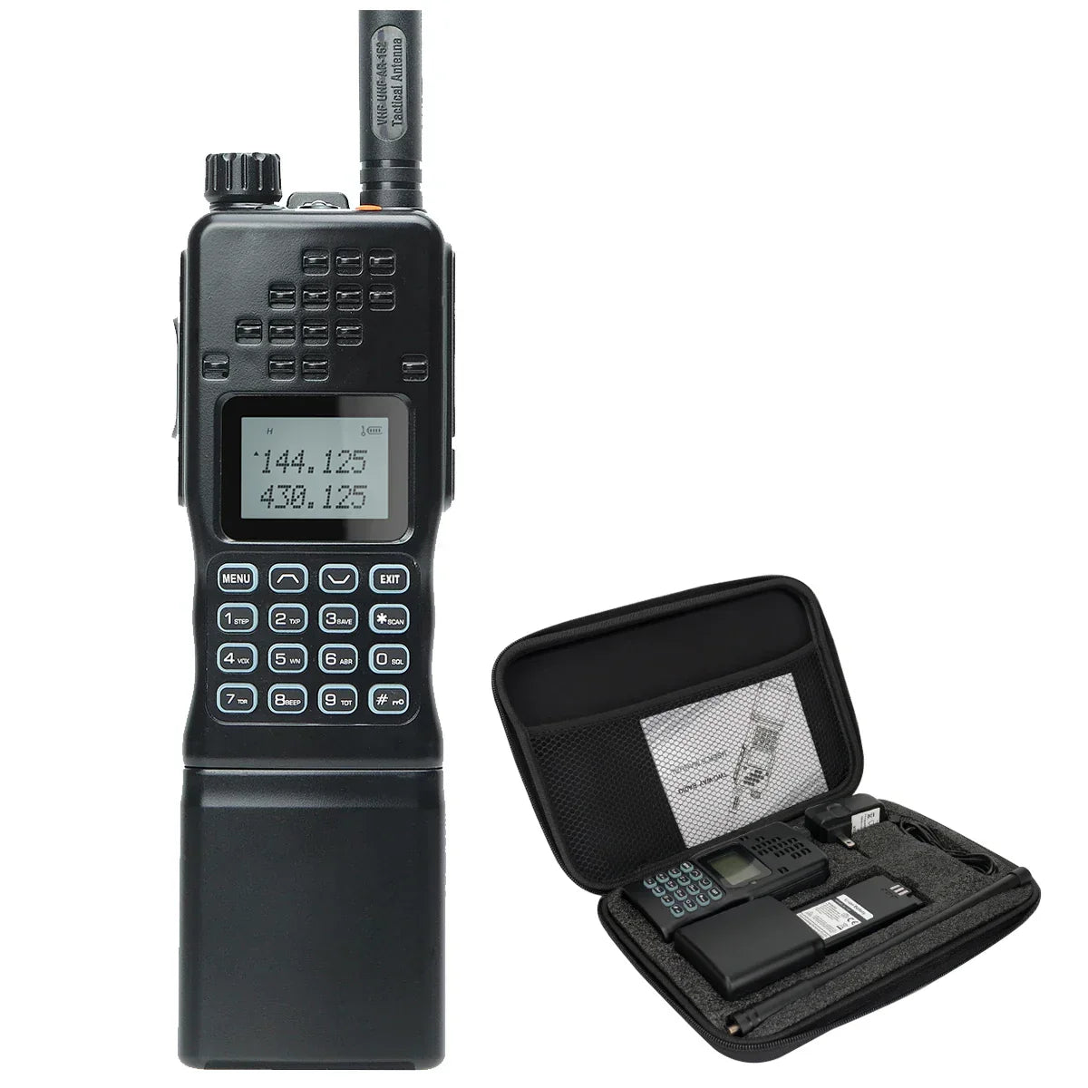 Walkie Talkie Dual-Band 15W 12,000mAh