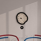 Timeless Elegance: Abstract Melting Wall Clock