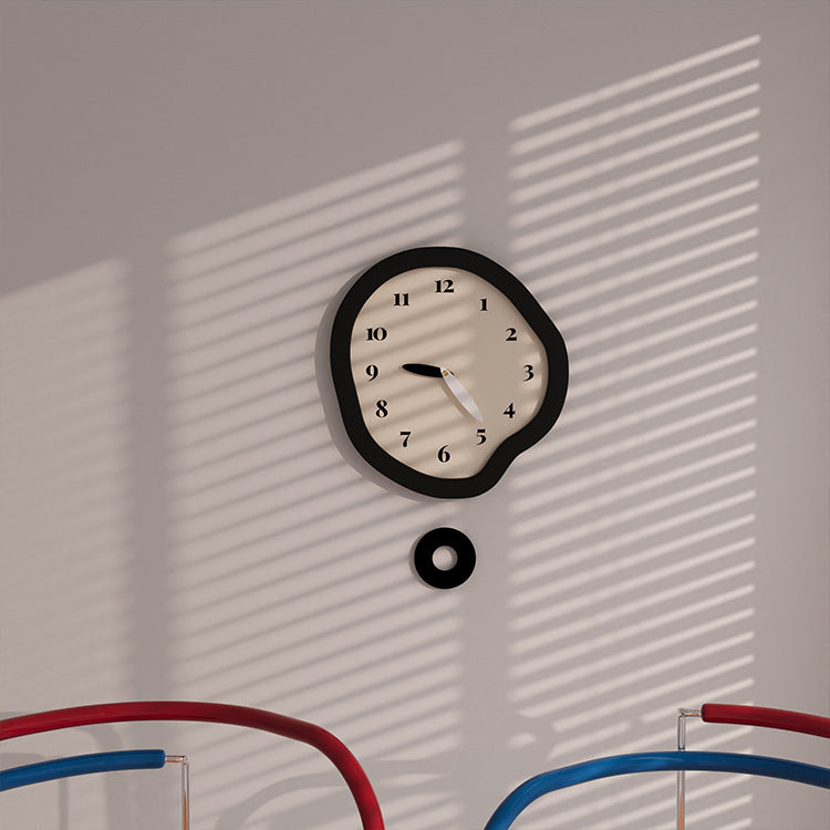 Timeless Elegance: Abstract Melting Wall Clock