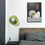 Ceiling and Wall Light Fixture with Central Glass Globe Design