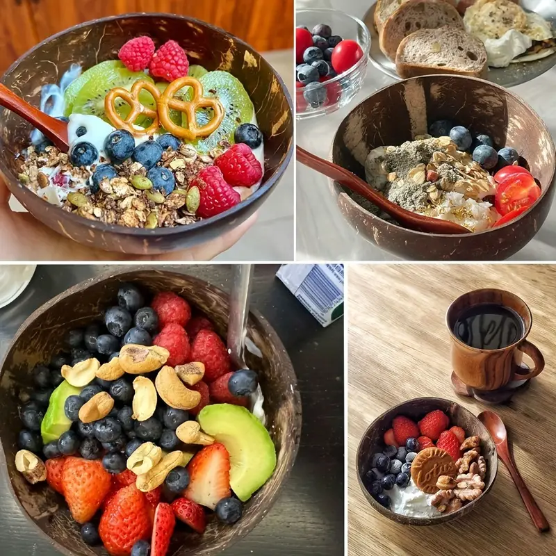 Tropical Bliss Coconut Serving Bowl