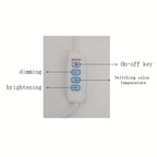 Minimalist Dimmable LED Table Lamp – Modern Swirl Design for Bedside & Desk