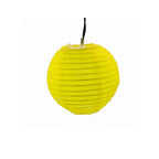 Multicolor Round Lantern Shades Solar String Lights