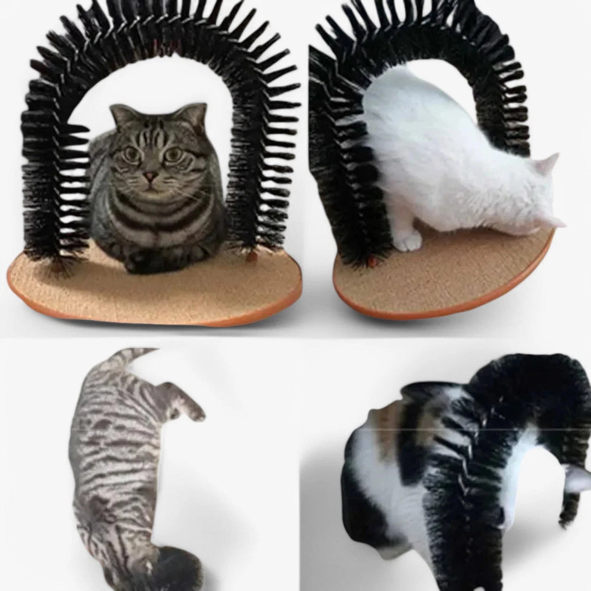 Cat Grooming Arch Massage Brushes & Scratching Mat