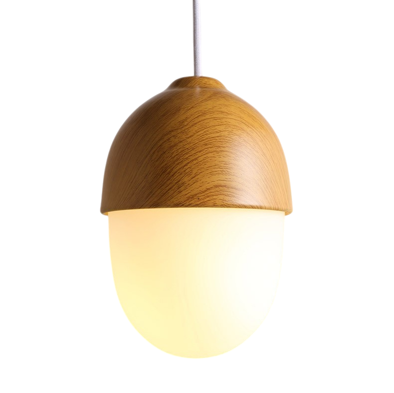 Wooden Pendant Light in Nordic Style