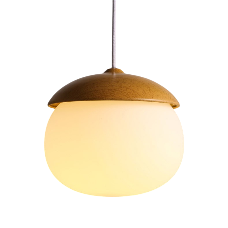 Wooden Pendant Light in Nordic Style