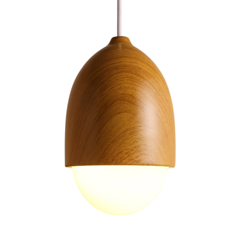 Wooden Pendant Light in Nordic Style