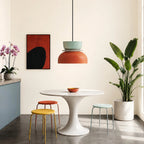 Color-Block Metal Pendant Lamp (30 cm)