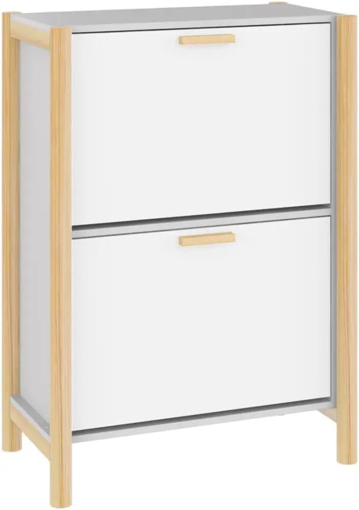 Entryway Shoe Cabinet Slim Space-Saving Enclosed Doors