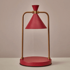 Cone Shade Metal Frame Electric Candle Warmer Lamp