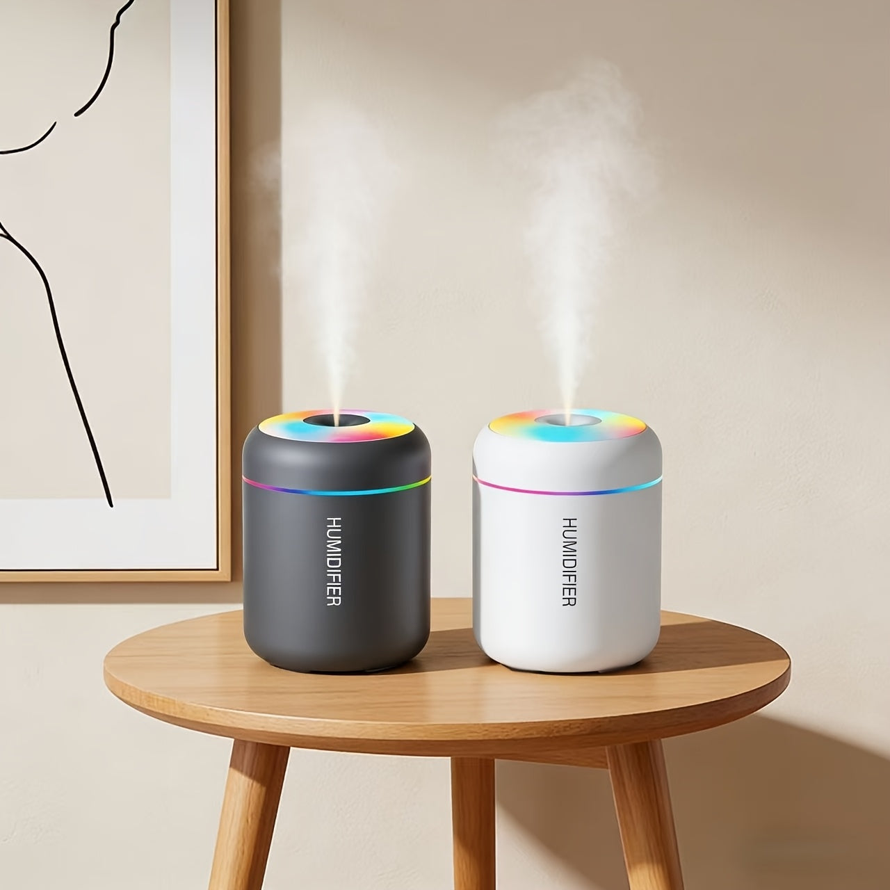 Cold Mist USB-Powered Color-Changing Essential Oil Diffuser