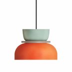 Color-Block Metal Pendant Lamp (30 cm)