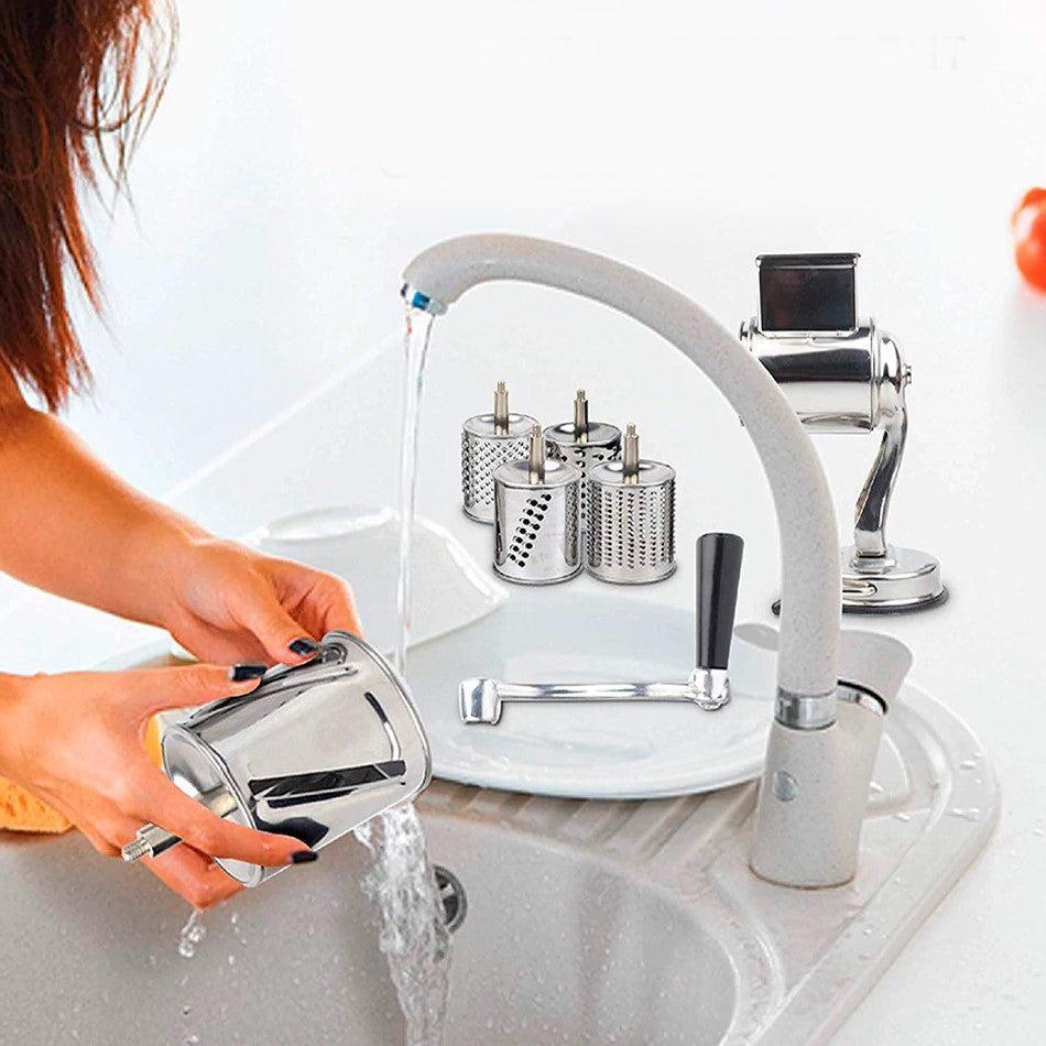 ProSlice Easy-Prep Rotary Food Grater and Slicer Set