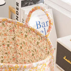 Retro Floral Pattern Storage Basket for Organizing