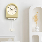 EleganceWave Artisanal Pendulum Wall Clock - Stylish Home Accent